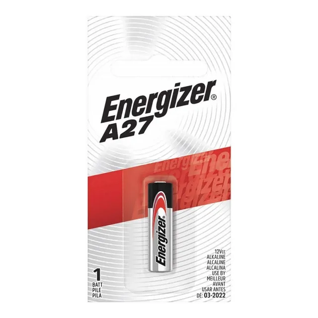 1 X Pila Alcalina A27 Energizer 12v Control Remoto 27a