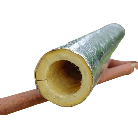 Preformado De Fibra De Vidrio Aislante Termico Tuberia Vapor