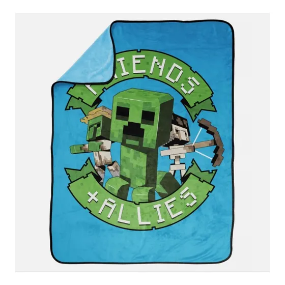 Manta Minecraft De Felpa Para Niños