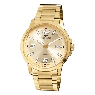 Relógio Technos Masculino Racer Dourado