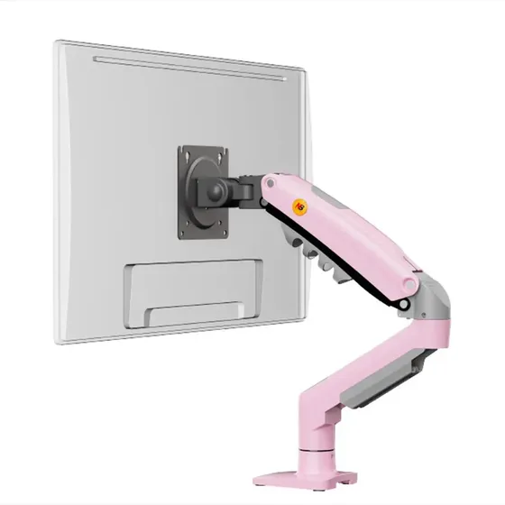 Rack Soporte Flexigas De Mesa Para Monitor 17 A 30 Nb F80 Rosa Pálido | Cuotas sin interés