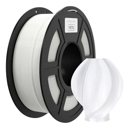 Filamento Petg Premium 1kg Branco High Speed Impressora 3d Branco