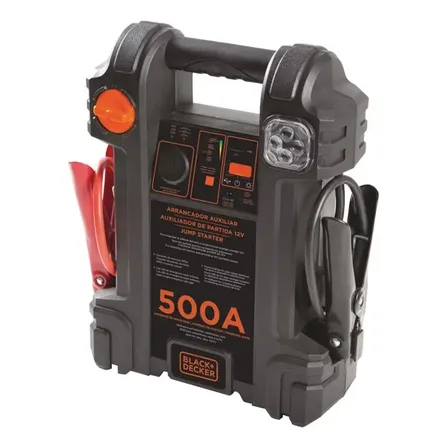 Auxiliar de Parte de 500Ah Portátil Black Decker JS500S 12V Loi Brasil