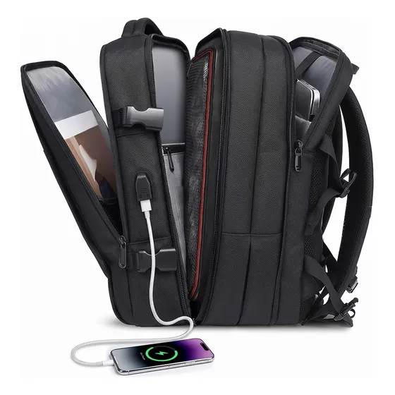 Mochila Viagem Feminina Masculina Impermeable Y Duradero