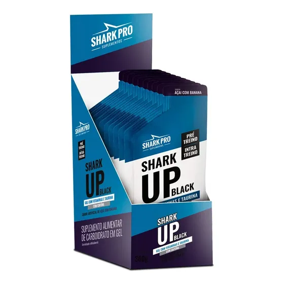 Shark-up Black Gel C/10 De 30g Shark Pro