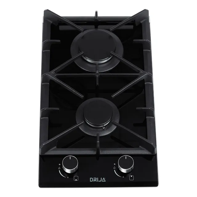 Tope De Cocina 2 Hornillas 30cm Negro Toscana Drija