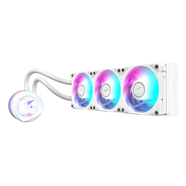 Aorus Waterforce X Ii 360 Ice Enfriamiento Cpu 3x120mm Blanc