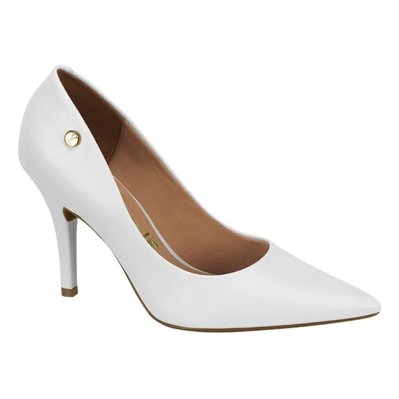 Sapato Scarpin Feminino Vizzano Salto Alto Bico Fino Fosco