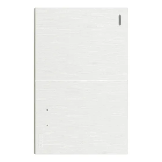 Placa Con 2 Apagadores Sencillos Lucek Flat 1 Pieza Bf02
