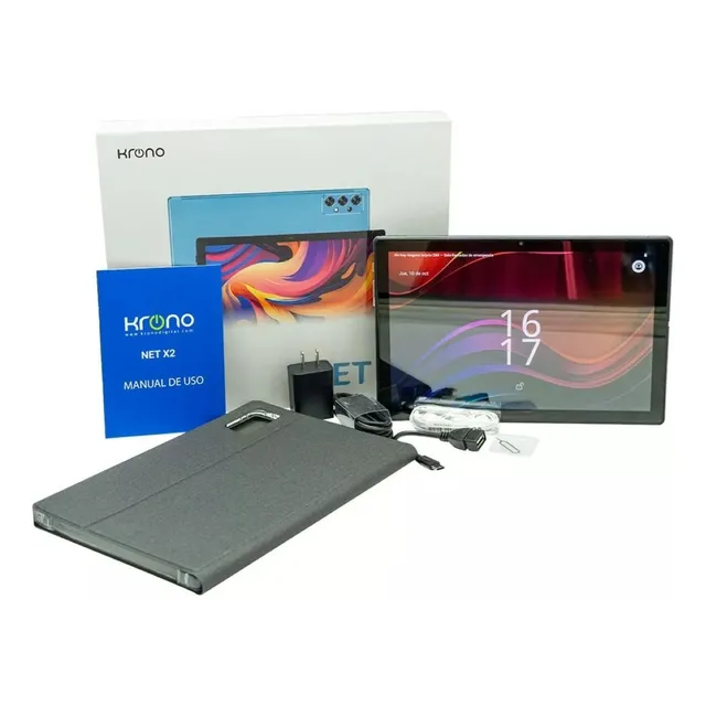 Tablet Krono Net X2 8ram/64gb 2 Sim 4g Color Gris 5000mah