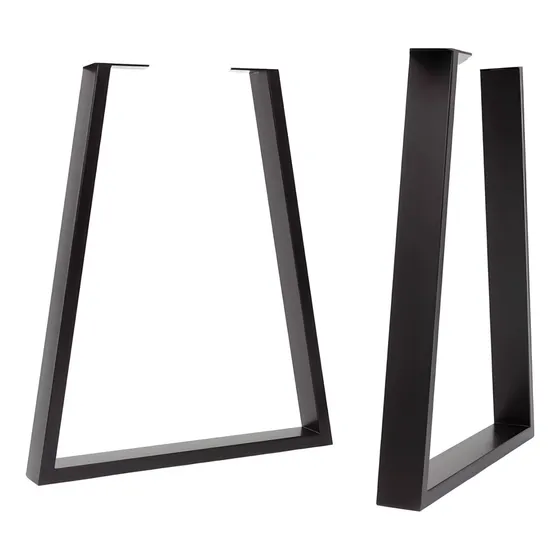 Patas Mesa Hierro Base Para Banco Mesa Ratona Madera Set X2