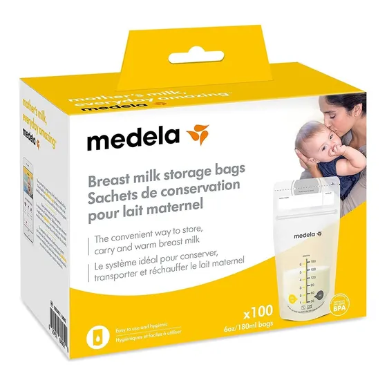 Bolsas De Almacenamiento De Leche Materna Medela, 100 Unidad