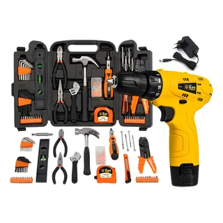 The Black Tools Kit Jogo De Ferramentas 129 Peças Com Maleta Tbt129 + Parafusadei
