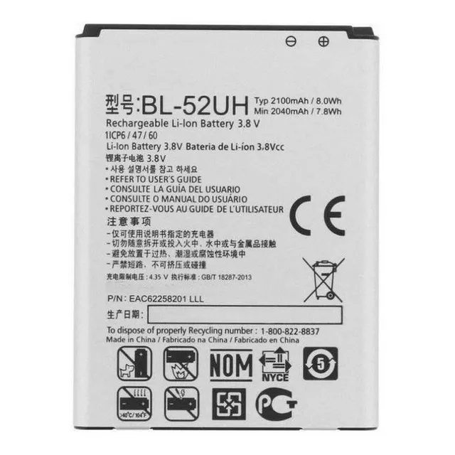 Bateria Pila LG L70 Bl-52uh Bl52uh D320 Ms323 D320n D325