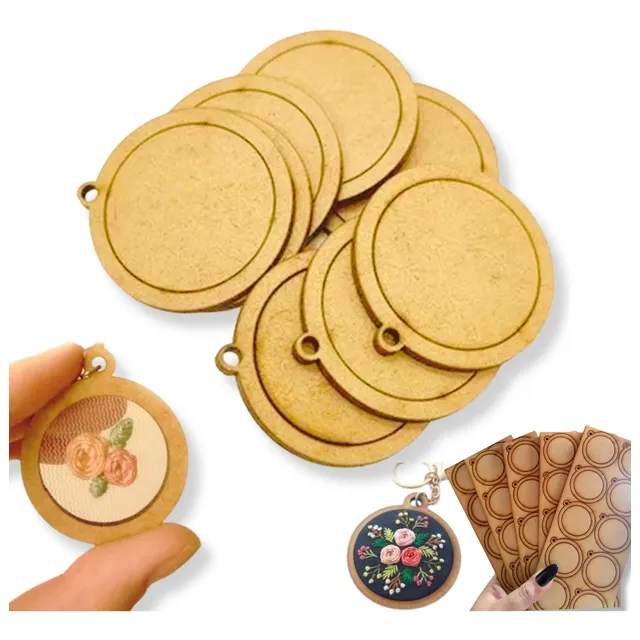 Mini Bastidores Fibrofacil Bordar Souvenir Manualidades X50u