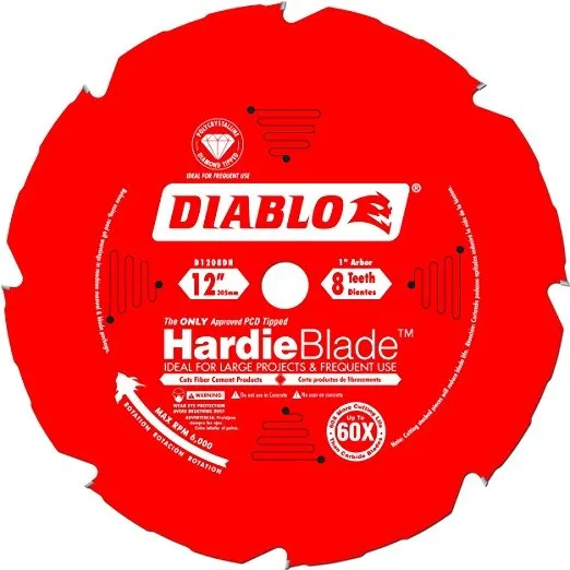Freud D1208dh Diablo De 12 Pulgadas Por 8 Dientes Con Punta 