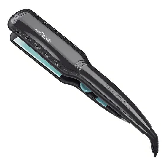Plancha de cabello Remington Wet2Straight S7331 negra 110V