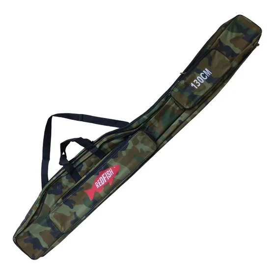 Bolso Funda 1,30 M Porta Cañas Camuflado Capacidad 10+ Cañas