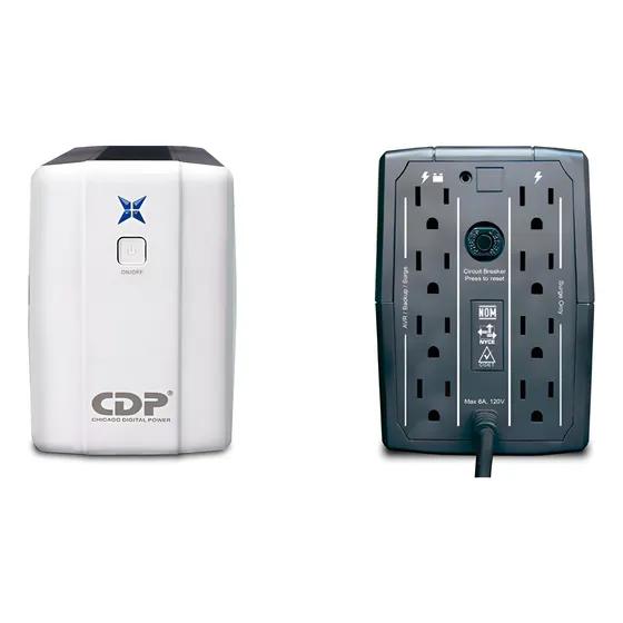 Ups Marca Cdp Upr1008 1000va 500w 120v Avr 8 Tomas Pc Laptop