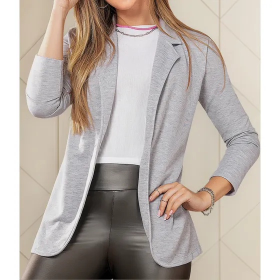 Blazer Valeria Gris Para Mujer Croydon