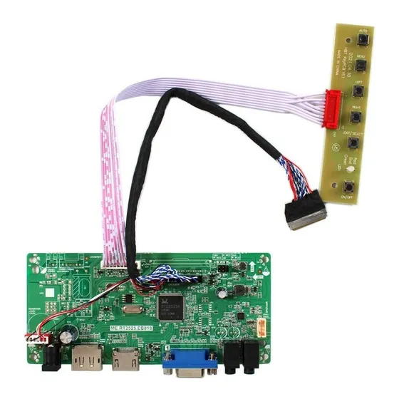 Fanyitek Hd-mi Vga Dp Lvds Placa Controlador Para 15.6