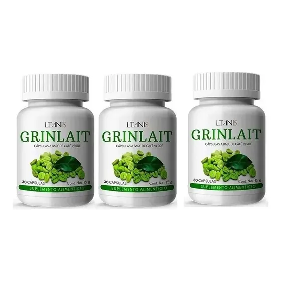 Café Verde Grinlait®  30 Caps Sfn 3 Pack