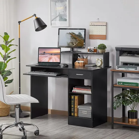 Escritorio Para Home Office Ejecutivo Estudiantil Con Cajón