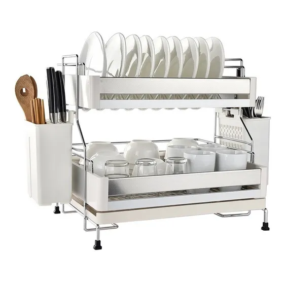 Escurridor De Platos De Acero Inoxidable Abs