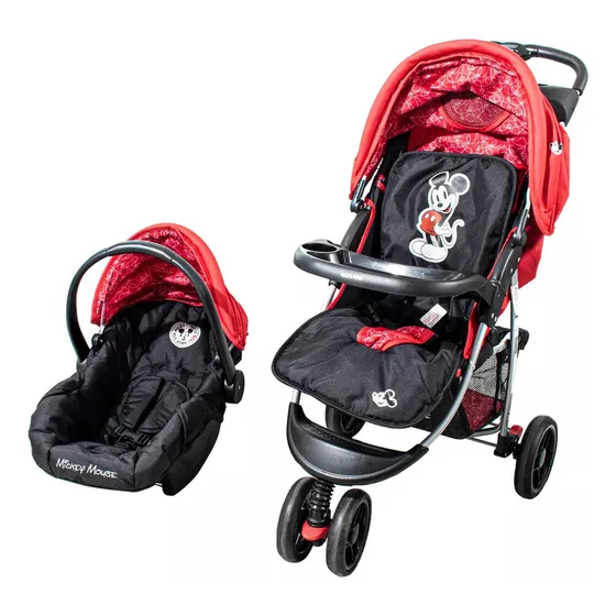 Coche Cuna Bebe Disney 3 Ruedas Huevito Butaca Baby Shopping