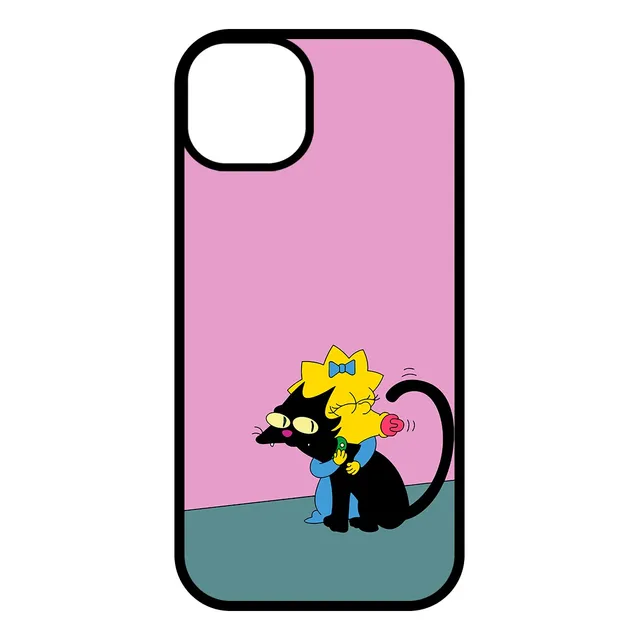 Funda Para iPhone - Magie Y Bola De Nieve - The Simpsons