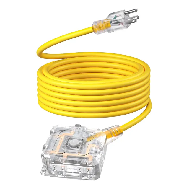 Cable De Extensión Resistente Para Exteriores De 25 Pies, Ca