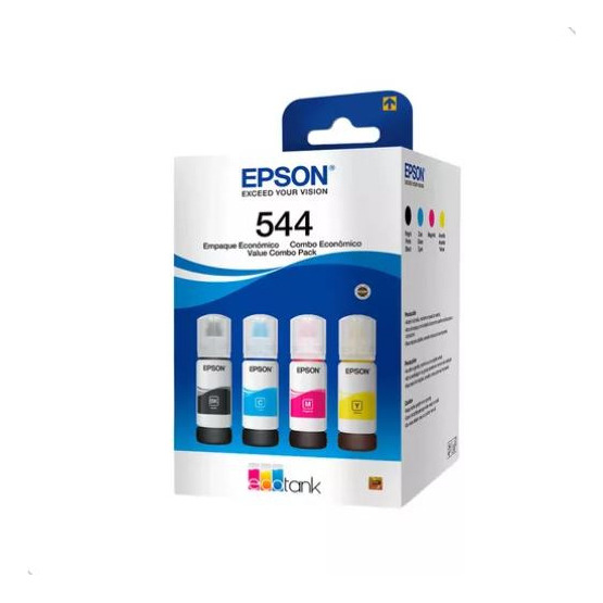 Kit 4 Tinta Epson Kit 544 Original L3250 L3210 L5190 L3110 Kit 4 Tinta Epson Kit 544 Original L3250 L3210 L5190 L3110