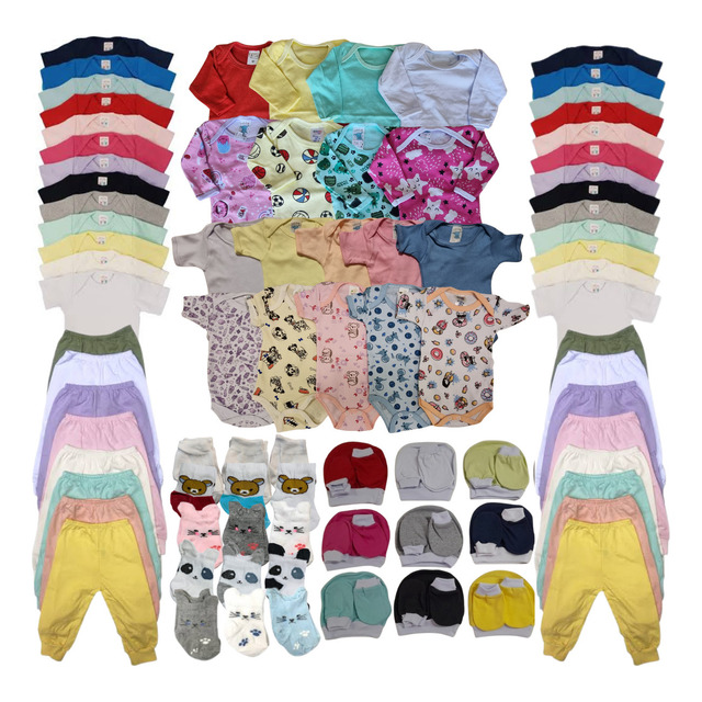Kit Enxoval 30 Peças Roupas BebĂȘ Kit Enxoval 30 Peças Roupas BebĂȘ