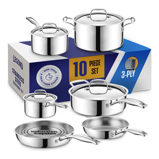 Juego De Utensilios De Cocina Legend Cookware De 3 Capas De Juego De Utensilios De Cocina Legend Cookware De 3 Capas De