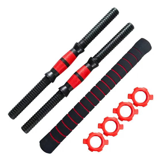 Barra Extensible Con Tuercas Para Mancuerna