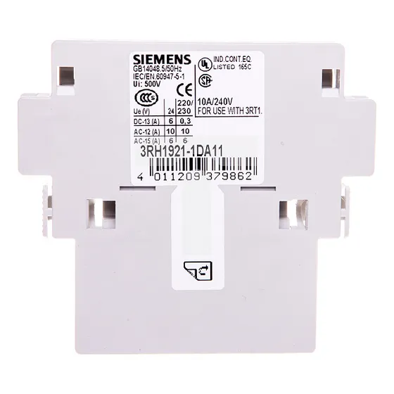 Contactor para electrodomésticos Siemens [None] 3RH19211DA11 127V