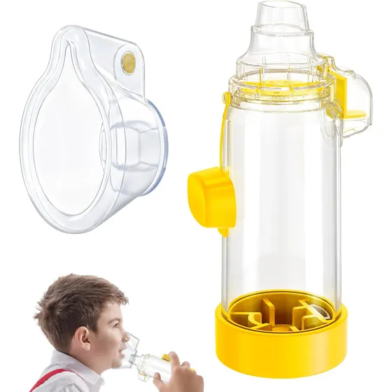 Aero-chamber,nebulizador, Espaciador Inhalador Respiratorio