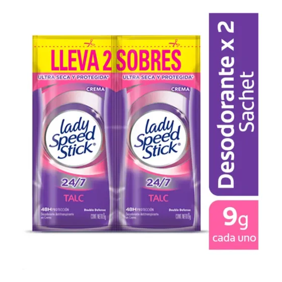 Desodorante Lady Speed Stick 36 Sobres 9gr
