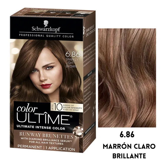 Tinte Cabello Schwarzkopf Color Ultime 6.86 Profesional Usa