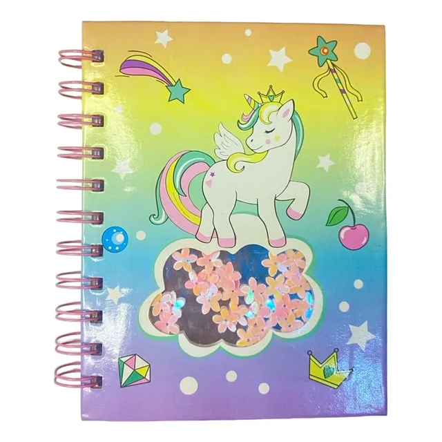 Libreta De Resorte Tapa Dura Acrílica Pointer Pequeña.