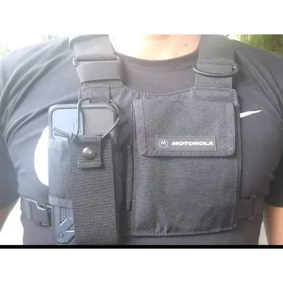 Pechera Motorola Para Ciclistas, Senderistas, Motorizados...