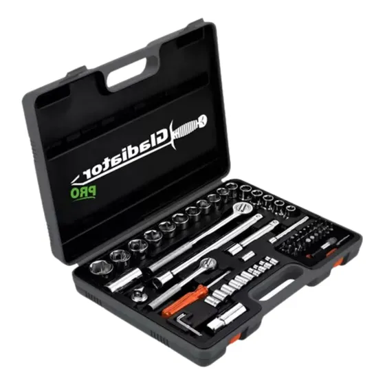 Kit De Juego De Tubo De 70 Piezas - 1/2  - 1/4 - Cromo Vanad