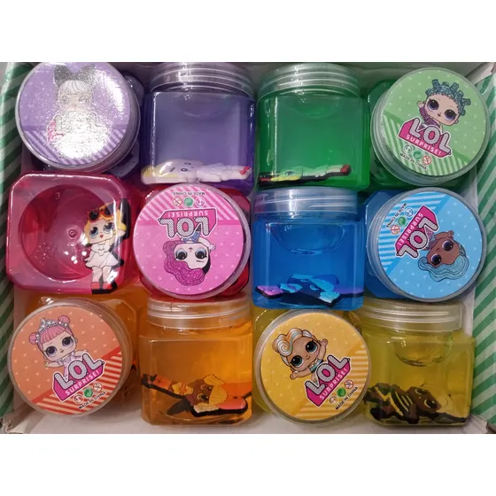 Slime L.o.l 100 Ml C/u Por Cajas De 12 Colores Surtidos