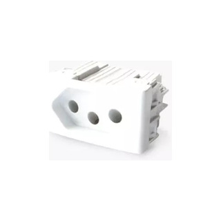 Módulo Tomada Branca 20a 250v Linha Sigma Prova Dágua Kalop Módulo Tomada Branca 20a 250v Linha Sigma Prova Dágua Kalop
