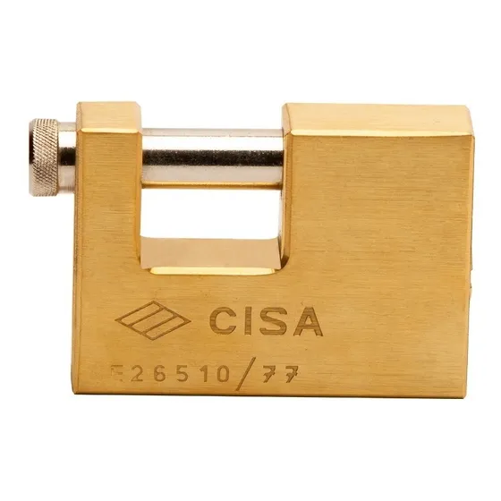 Candado Anticizalla Cisa 77mm De Bronce Con 2 Llaves 
