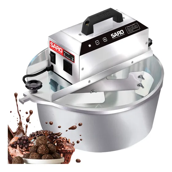 Mexedeira SARO PA10 Para Mexer Doces Salgados Coxinha 10 Litros Inox Frequência 60 MHz 127/220V
