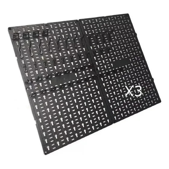 Organizador Tablero Herramientas 50x180cm + 144 Accesorios