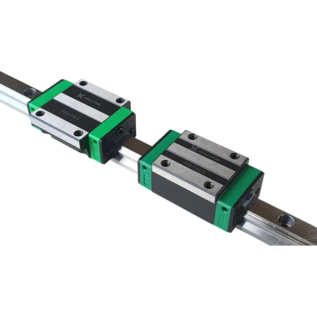 Paquete Riel Guía Lineal 1x Hgr15 1000mm + 2x Balero Hgh15ca