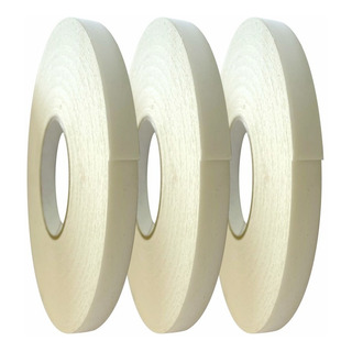 2 Rolos Fita Banana Dupla Face Espuma 12mm X 20 Metros 2 Rolos Fita Banana Dupla Face Espuma 12mm X 20 Metros