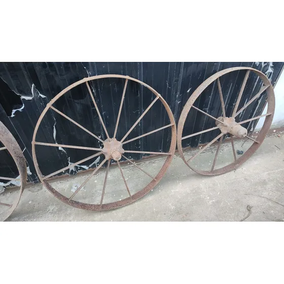 Rueda De Hierro 80 Cm Antigua